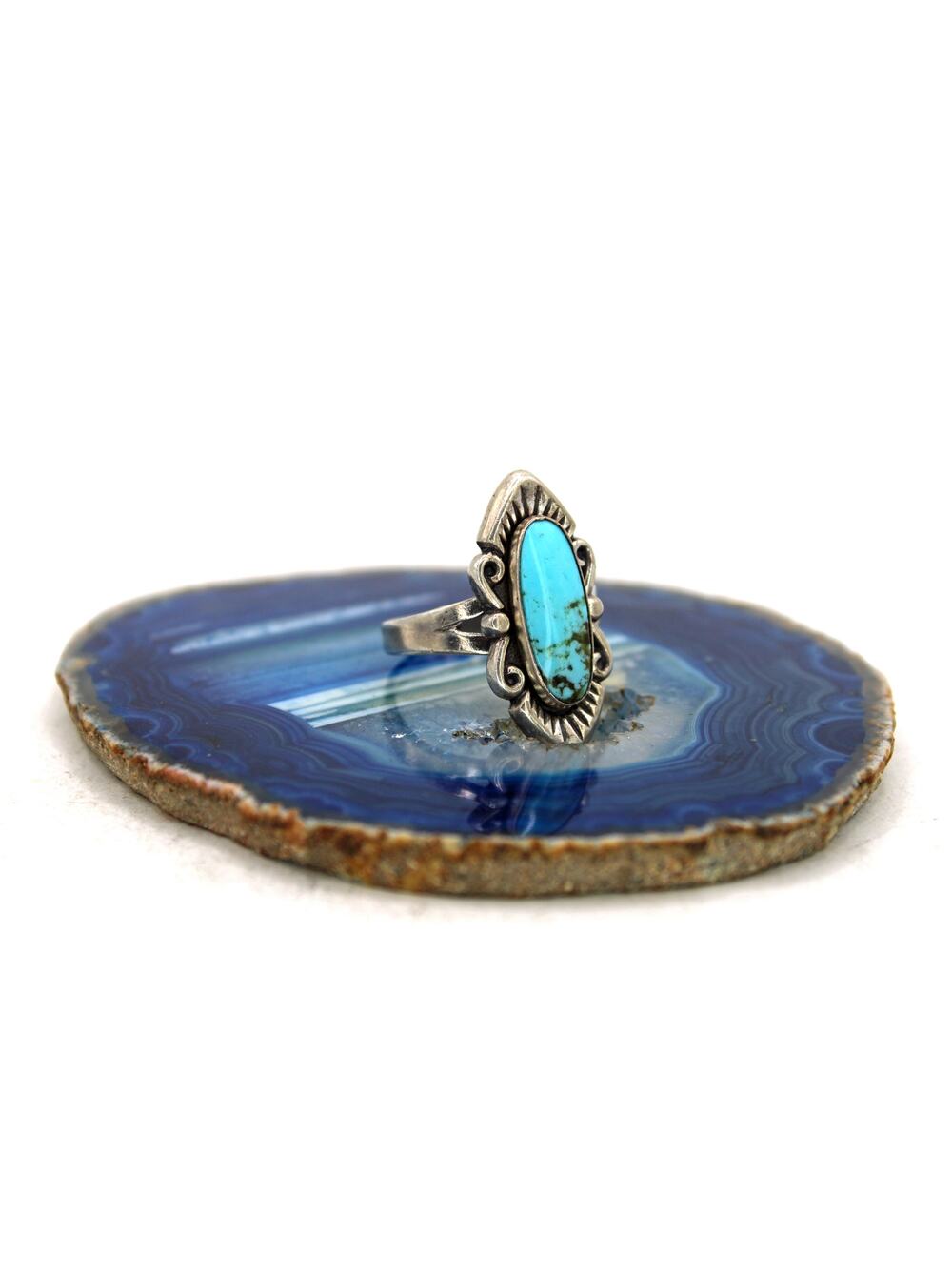 Bell Trading Post Sterling Silver Turquoise Ring